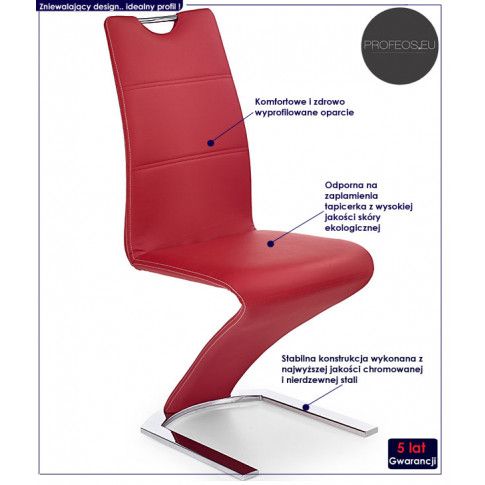 Zdjęcie krzesło metalowe Yorker - 4 kolory - sklep Edinos.pl