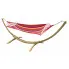 Czerwony hamak ogrodowy Tansi 3X