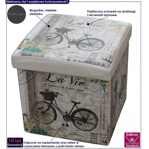 Fotografia Kwadratowa pufa Ifoter 5X z kategorii Pufy