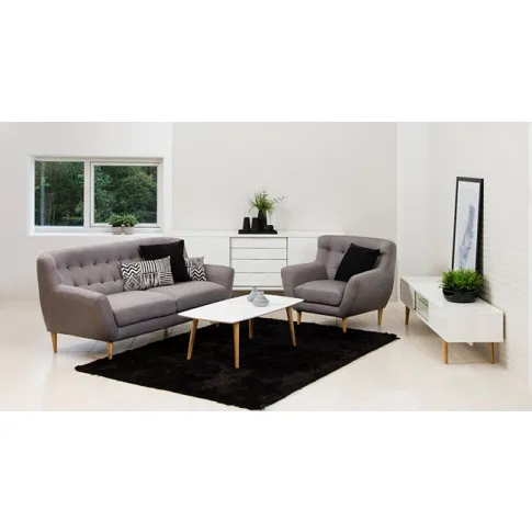 Szary fotel Marlos wypoczynkowy