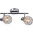 Chromowana lampa sufitowa z regulacją reflektorów - EX786-Leos w sklepie Edinos.pl