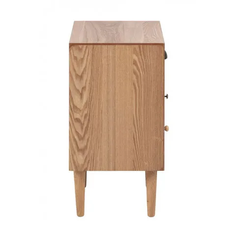 Brązowa szafka do sypialni Timbo 2X