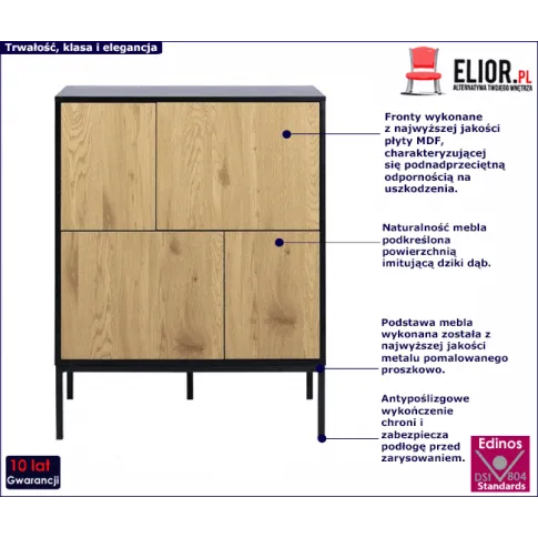 Komoda skandynawska Sendi 2X