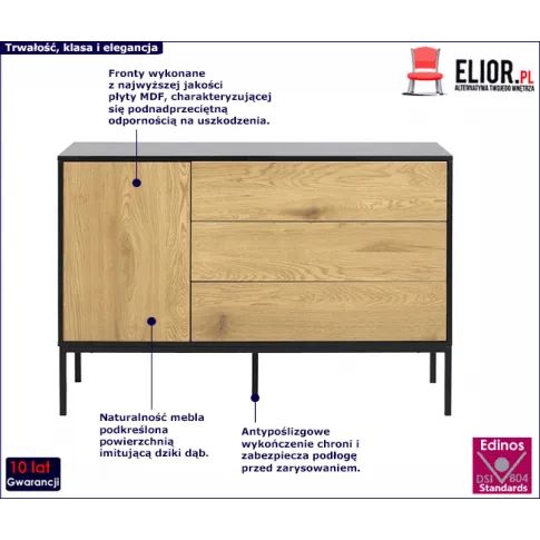 Komoda skandynawska Sendi 5X