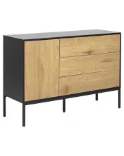 Komoda z szufladami do salonu loft - Sendi 5X w sklepie Edinos.pl
