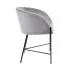 Szare krzesło do jadalni w stylu glamour Amazon 2X