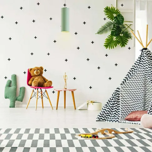 Przykładowa aranżacja pokoju dziecięcego z wykorzystaniem lampy EX821-Denves