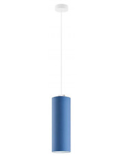 Lampa wisząca tuba na białym stelażu - EX821-Denves - 18 kolorów w sklepie Edinos.pl