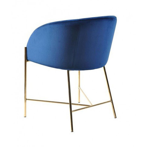 Welurowe krzesło dekoracyjne Amazon 4X