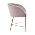 Kubełkowe krzesło glamour do salonu Amazon 4X