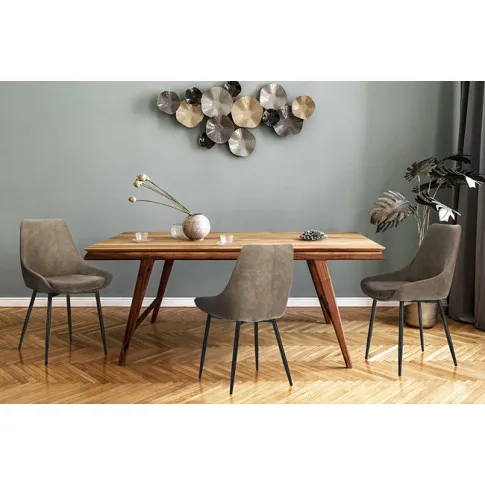 Brązowe krzesło Asaki 3X nowoczesne