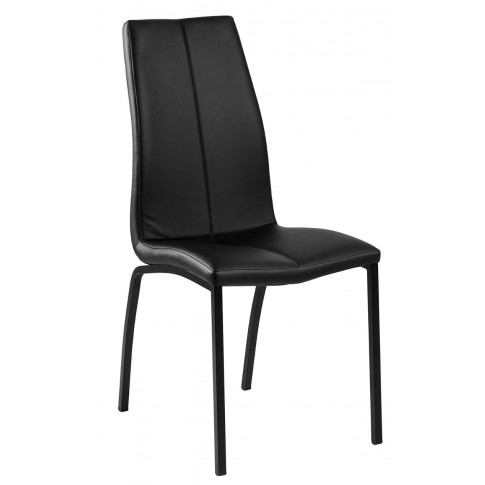 Wygodne krzesło Stevi czarne