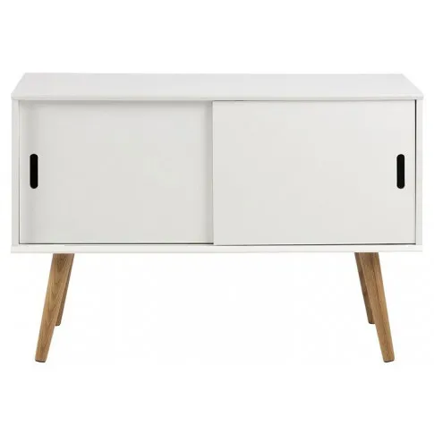Niska komoda na dębowych nóżkach Monas 2X