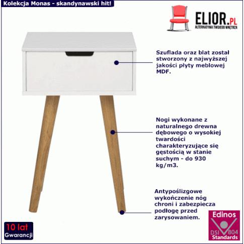 Szafka nocna Monas 4X