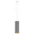 Lampa wisząca tuba glamour na białym stelażu - EX836-Gofis - 5 kolorów