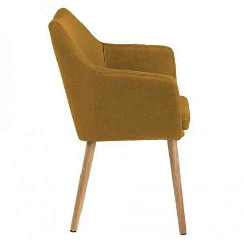 Żółte krzesło do siedzenia Lamans