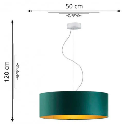 Wymiary żyrandola EX847-Hajfo
