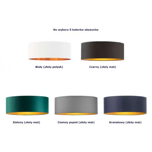 Kolorystyka abażurów żyrandola EX847-Hajfo