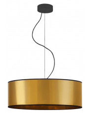 Złoty okrągły żyrandol nad stół 50 cm - EX855-Hajfun w sklepie Edinos.pl