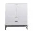 Biała szafka do salonu i przedpokoju Pikon 5X