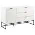 Biała komoda do salonu Pikon 6X