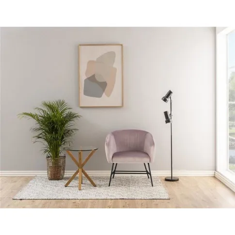 Różowy fotel Nerra 2X