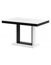 Rozkładany stół matowy biało czarny - Muldi 3X w sklepie Edinos.pl
