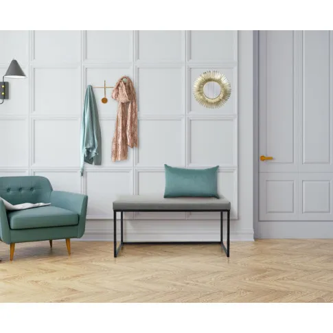 Szara ławka Midra nowoczesna