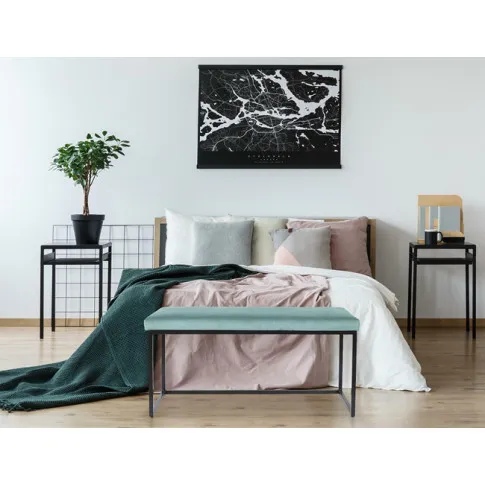 Niebieska ławka Midra designerska