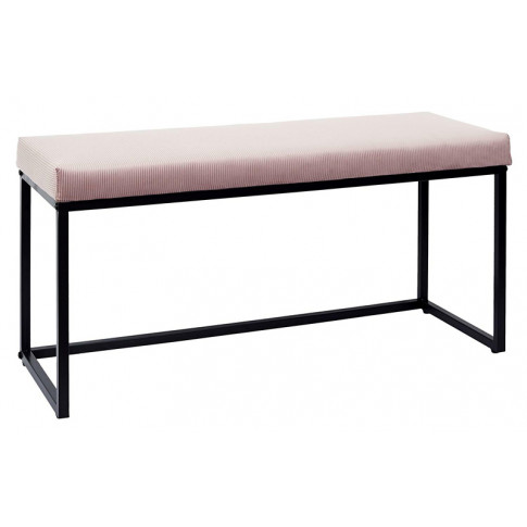 Różowa ławka Midra nowoczesna