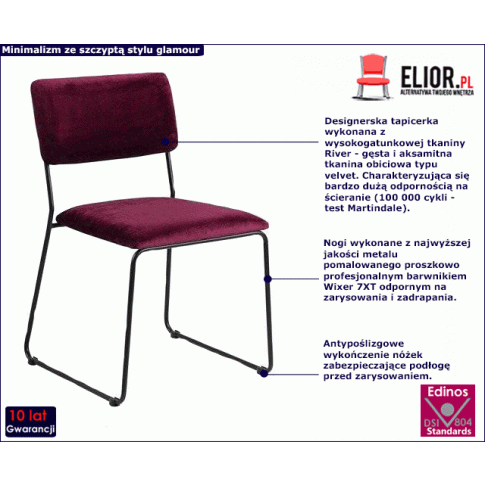 Czerwone krzesło Rekso