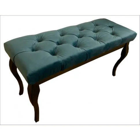 Ławeczka Terisa w stylu  glamour na drewnianym stelażu