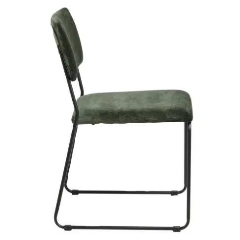 Zielone krzesło do jadalni Rekso