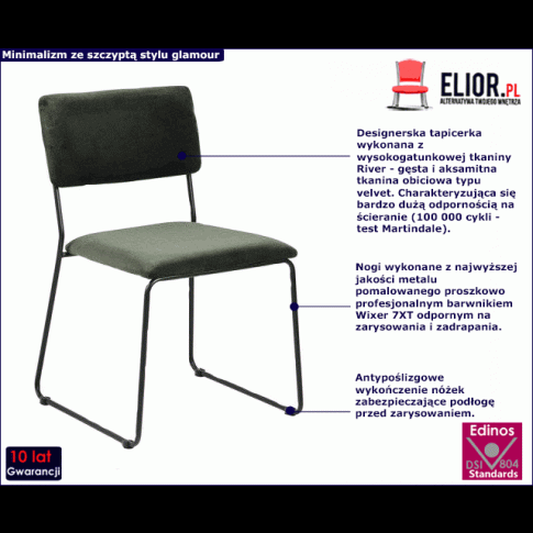 Zielone krzesło Rekso