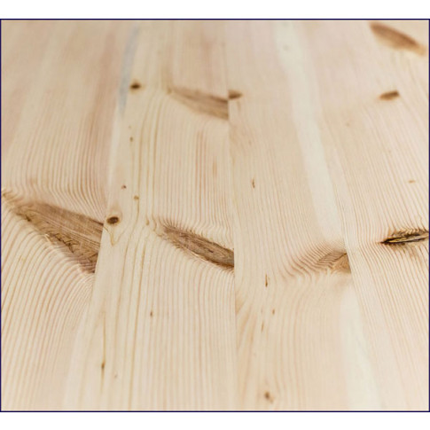 Drewniany blat biurka Solido z naturalnymi słojami