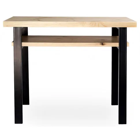 Drewniana konsola Solido w stylu industrialnym