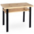 Industrialne biurko z drewna sosnowego Solido