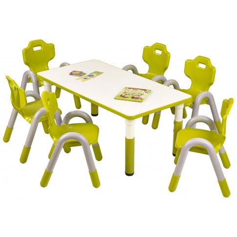 Zdjęcie produktu Regulowany stolik dziecięcy Hipper 2X - zielony.