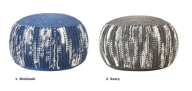 Wszystkie kolory pufy Reos 3X