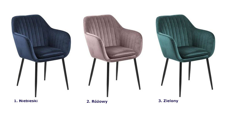 Kolory krzeseł Tobby 2X