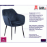 Niebieskie krzesło Tristo 2X