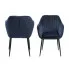 Welurowe krzesło tapicerowane Tristo 2X