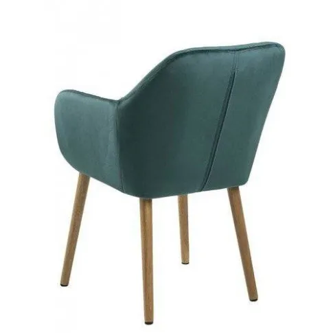 Welurowe krzesło z oparciem Tristo 4X