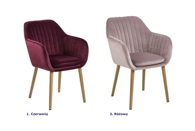 Kolory krzeseł Tobby 5X