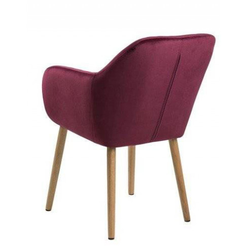 Welurowe krzesło tapicerowane Tristo 5X
