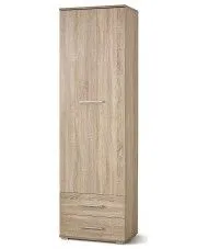 Szafa do przedpokoju Lines C2 głębokość 40 cm - dąb sonoma w sklepie Edinos.pl