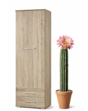 Szafa do sypialni Kaloe C2 głębokość 40 cm - dąb sonoma w sklepie Edinos.pl