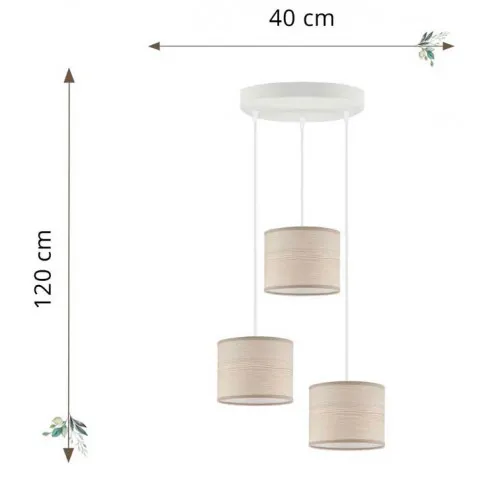 Wymiary żyrandola EX891-Pueblox