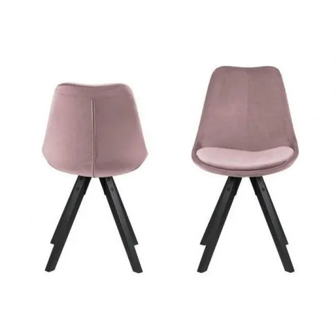 Welurowe krzesło tapicerowane Besso 2X