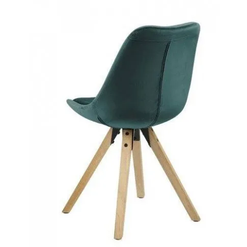 Butelkowo zielone krzesło z oparciem Besso 2X